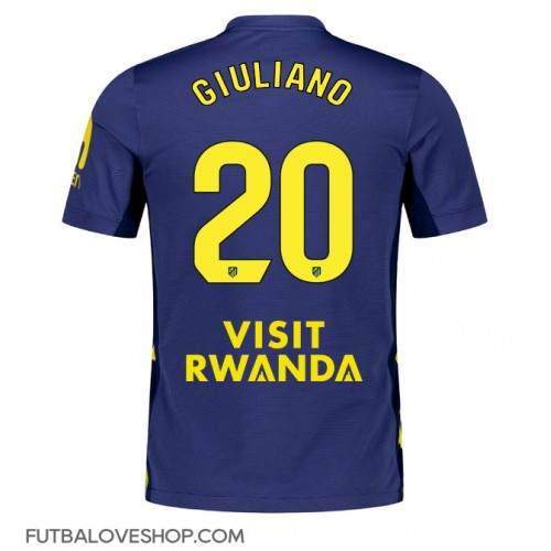 Dres Atletico Madrid Giuliano Simeone #20 Preč 2025-26 Krátky Rukáv Dres Atletico Madrid Giuliano Simeone #20 Preč 2025-26 Krátky Rukáv